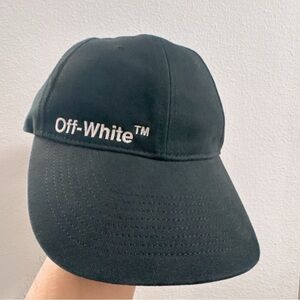 Off-White Black & Gold Strap Hat